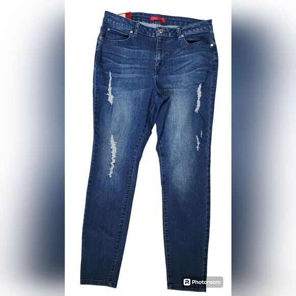 Jennifer Lopez Denim - Jennifer Lopez Mid Rise Skinny Jeans size 14
